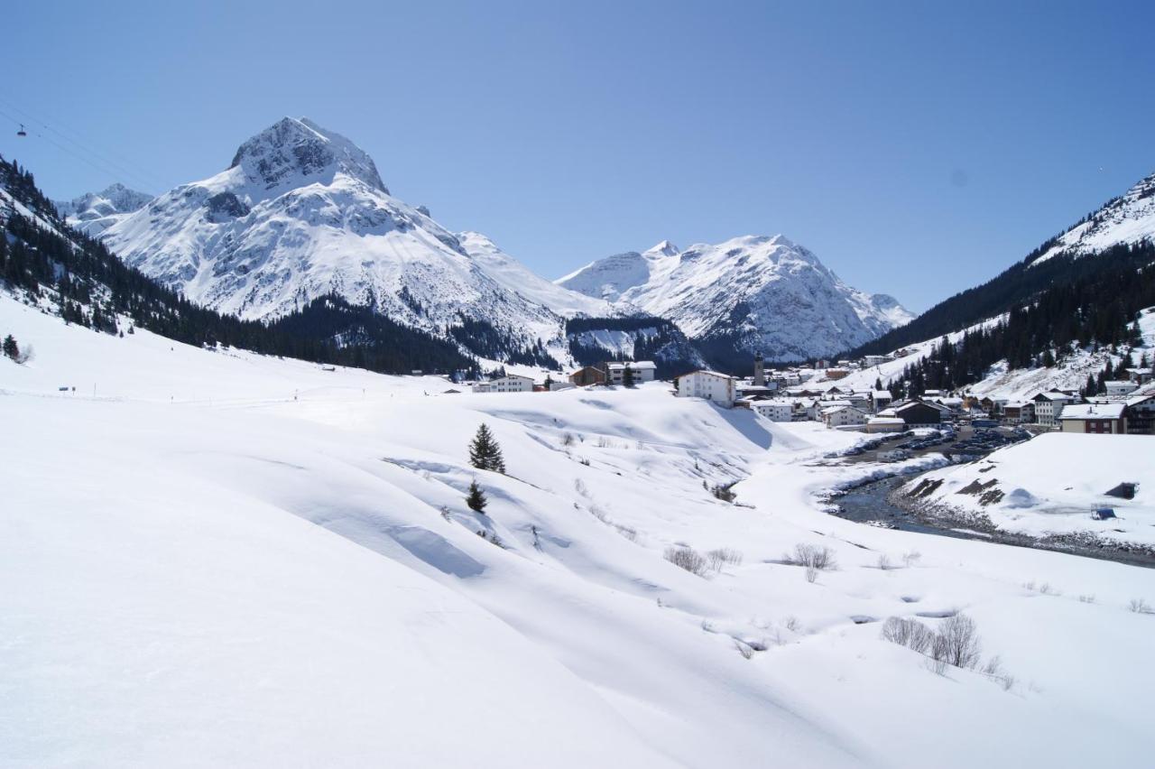 Ferienwohnung Soldanella Lech am Arlberg Exterior foto