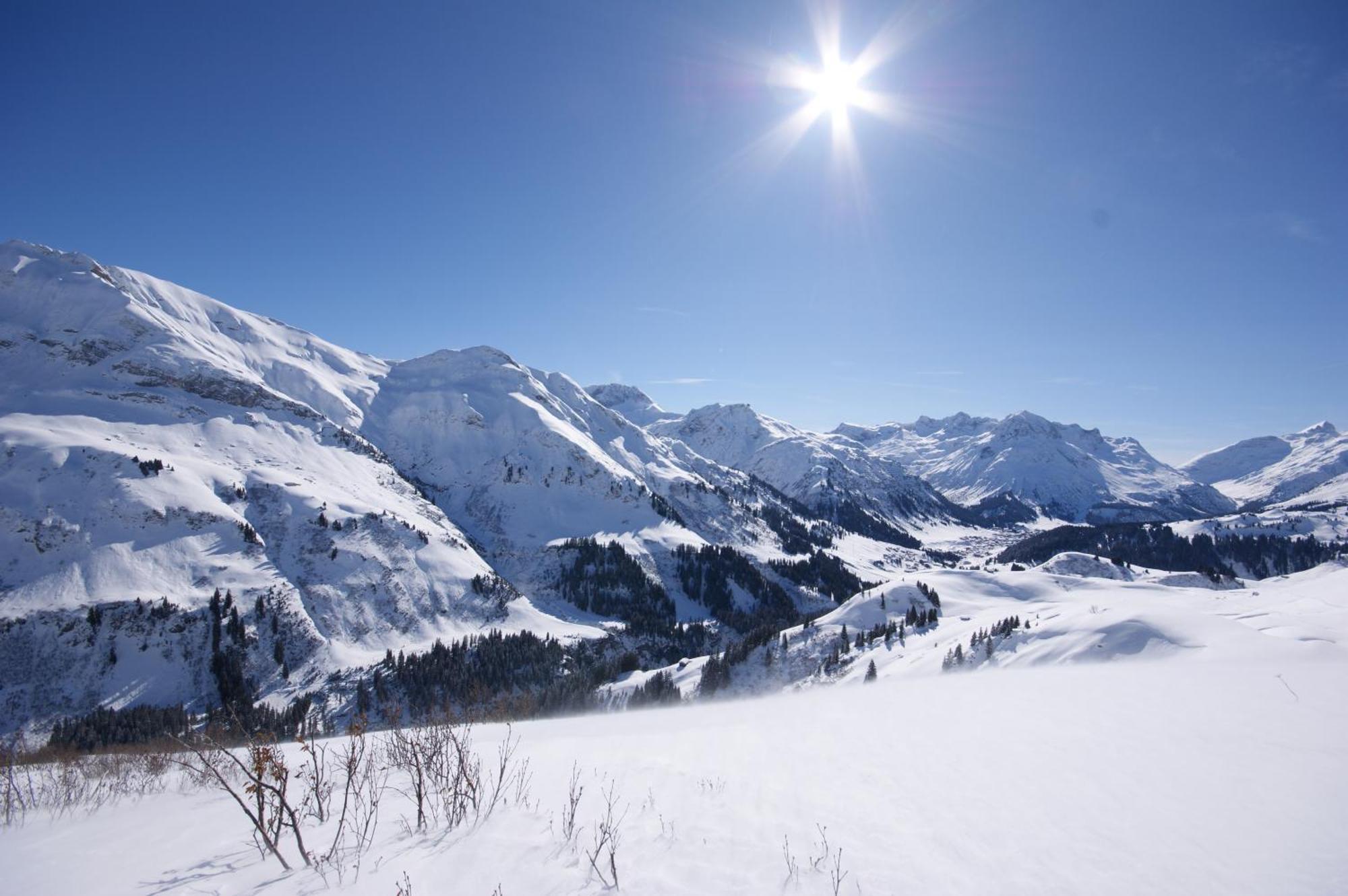 Ferienwohnung Soldanella Lech am Arlberg Exterior foto