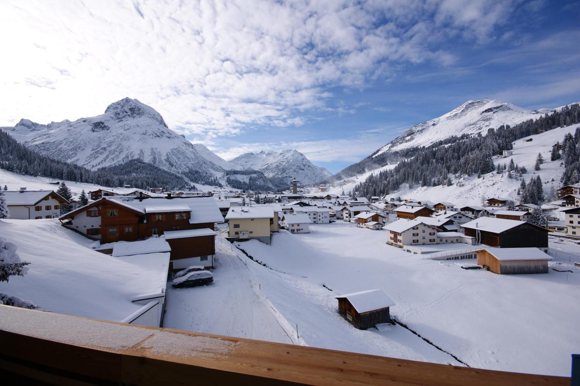 Ferienwohnung Soldanella Lech am Arlberg Exterior foto