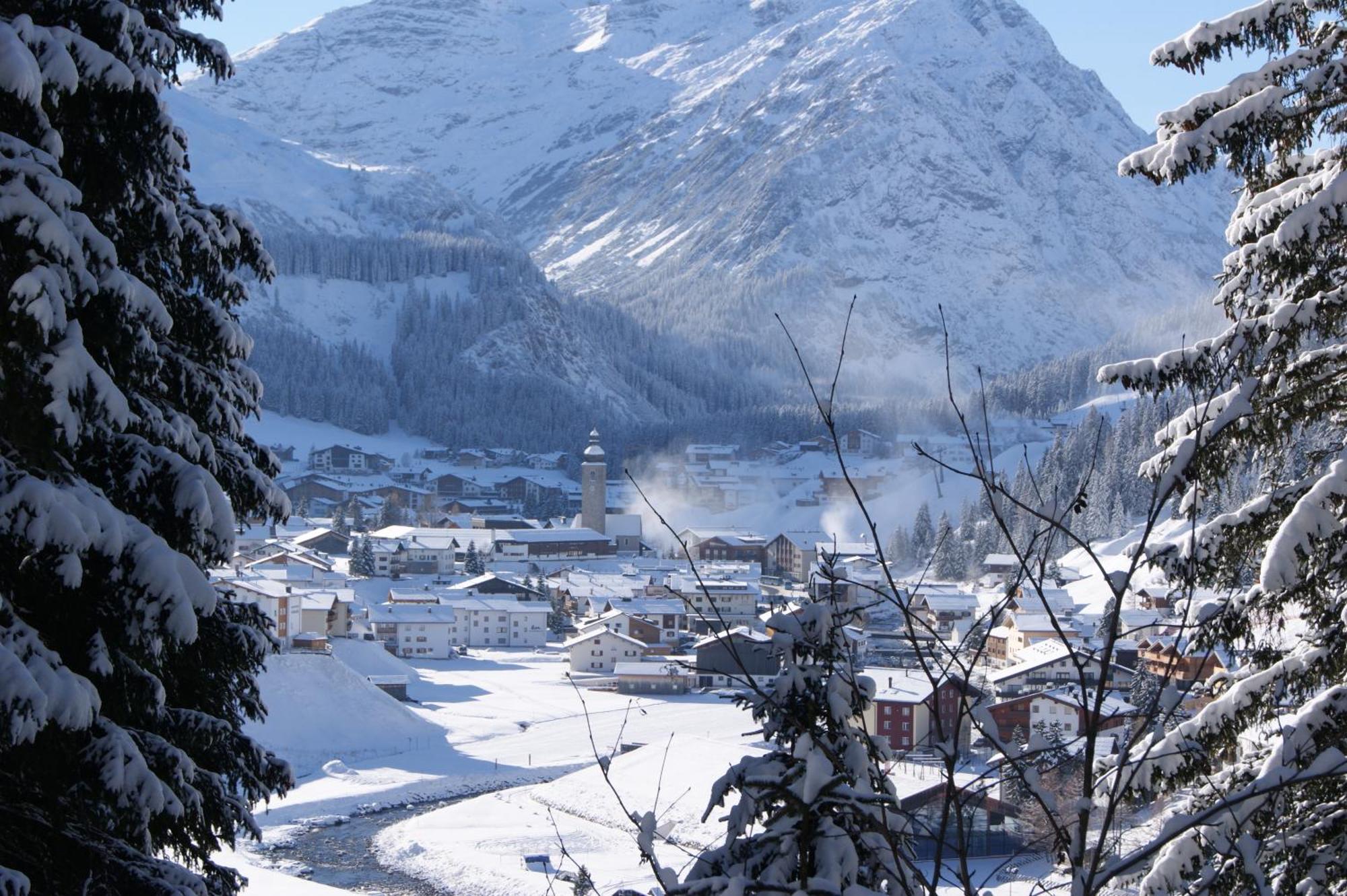 Ferienwohnung Soldanella Lech am Arlberg Exterior foto