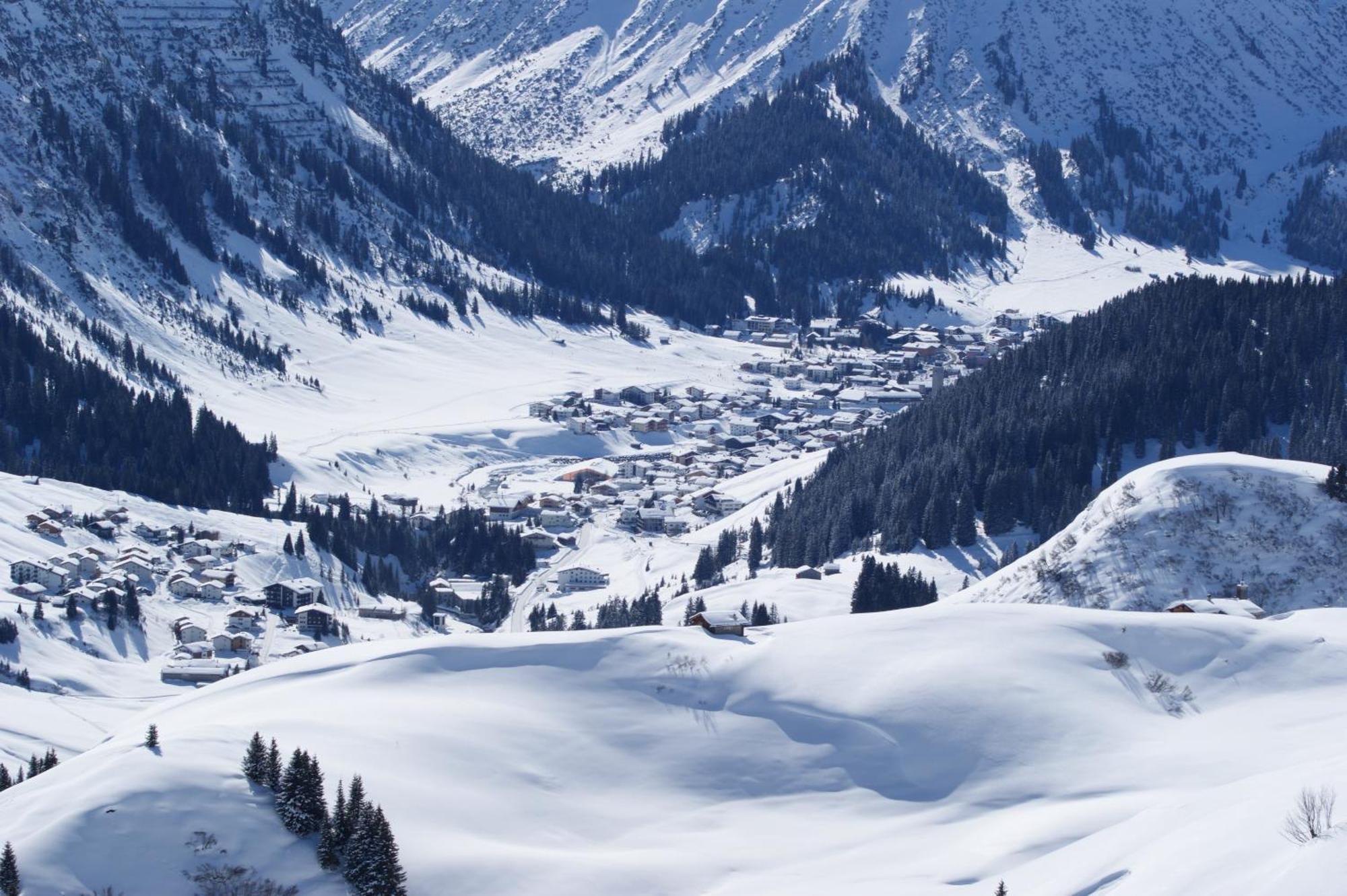 Ferienwohnung Soldanella Lech am Arlberg Exterior foto