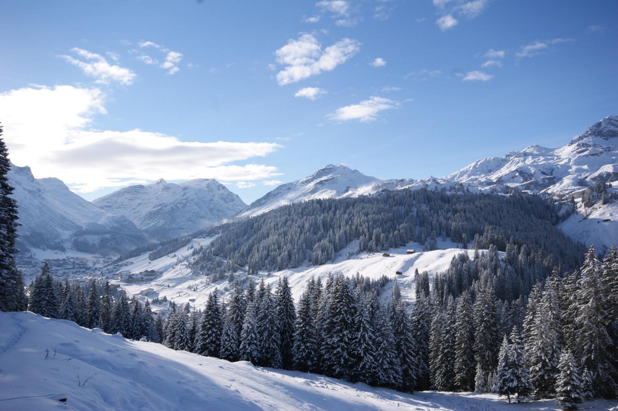 Ferienwohnung Soldanella Lech am Arlberg Exterior foto